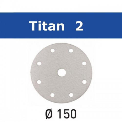 Шлифовальные круги Festool TITAN 2 STF D150 9 отв. P320