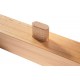 Стержень для шипов DOMINO из древесины Sipo Festool D 8x750/36 MAU