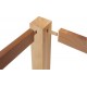 Стержень для шипов DOMINO из древесины Sipo Festool D 10x750/28 MAU