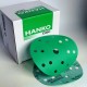 Шлифовальный круг HANKO Film Green DC341 Ø 150 мм (15 отверстий) P220