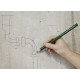 Строительный карандаш Pica Classic Stonemasion 541 твердость 10H (30 см)