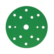 Шлифовальный круг Sunmight FILM L312T зелёный Ø 150 мм (15 отверстий)  P80