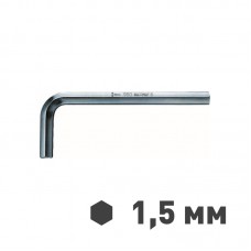 Ключ Г-Образный шестигранный 1,5 мм, Метрический, Хромированный WERA 950